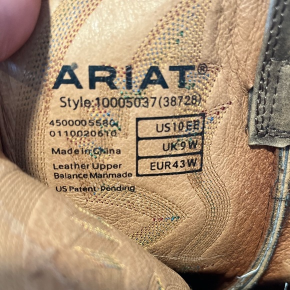 Ariat Quantum Crepe Cowboy Boots - Picture 4 of 6